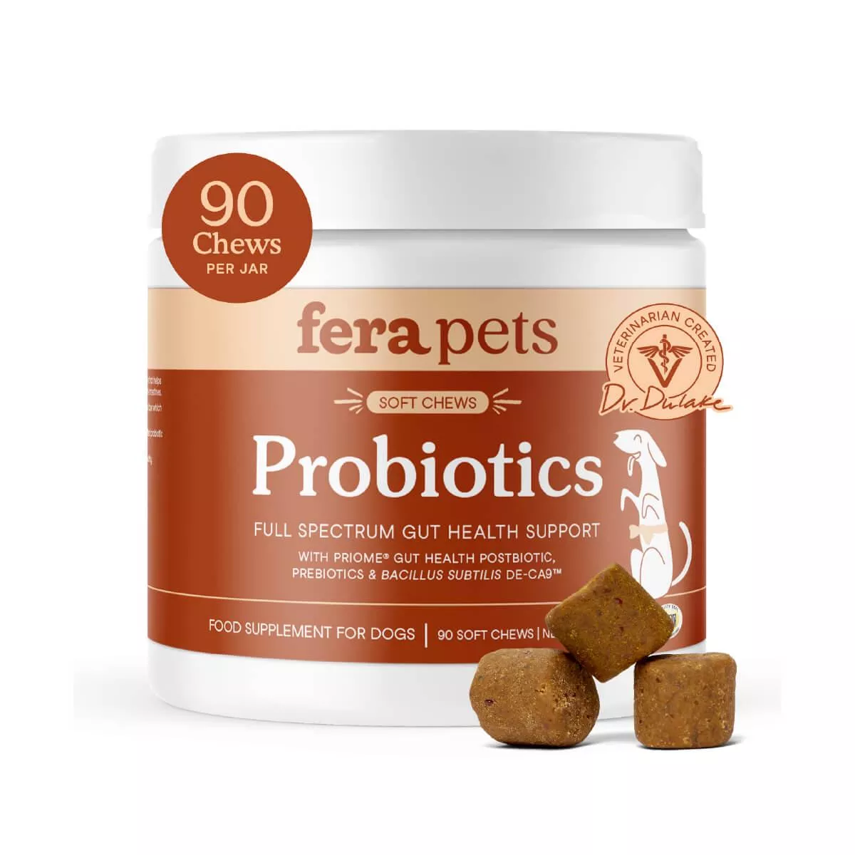 Fera Pets Probiotic Soft Chews for Dogs