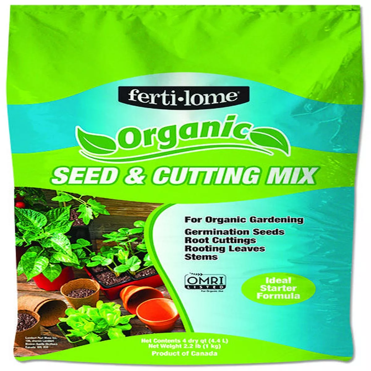 ferti-lome Organic Seed & Cutting Potting Mix – 8 QUART