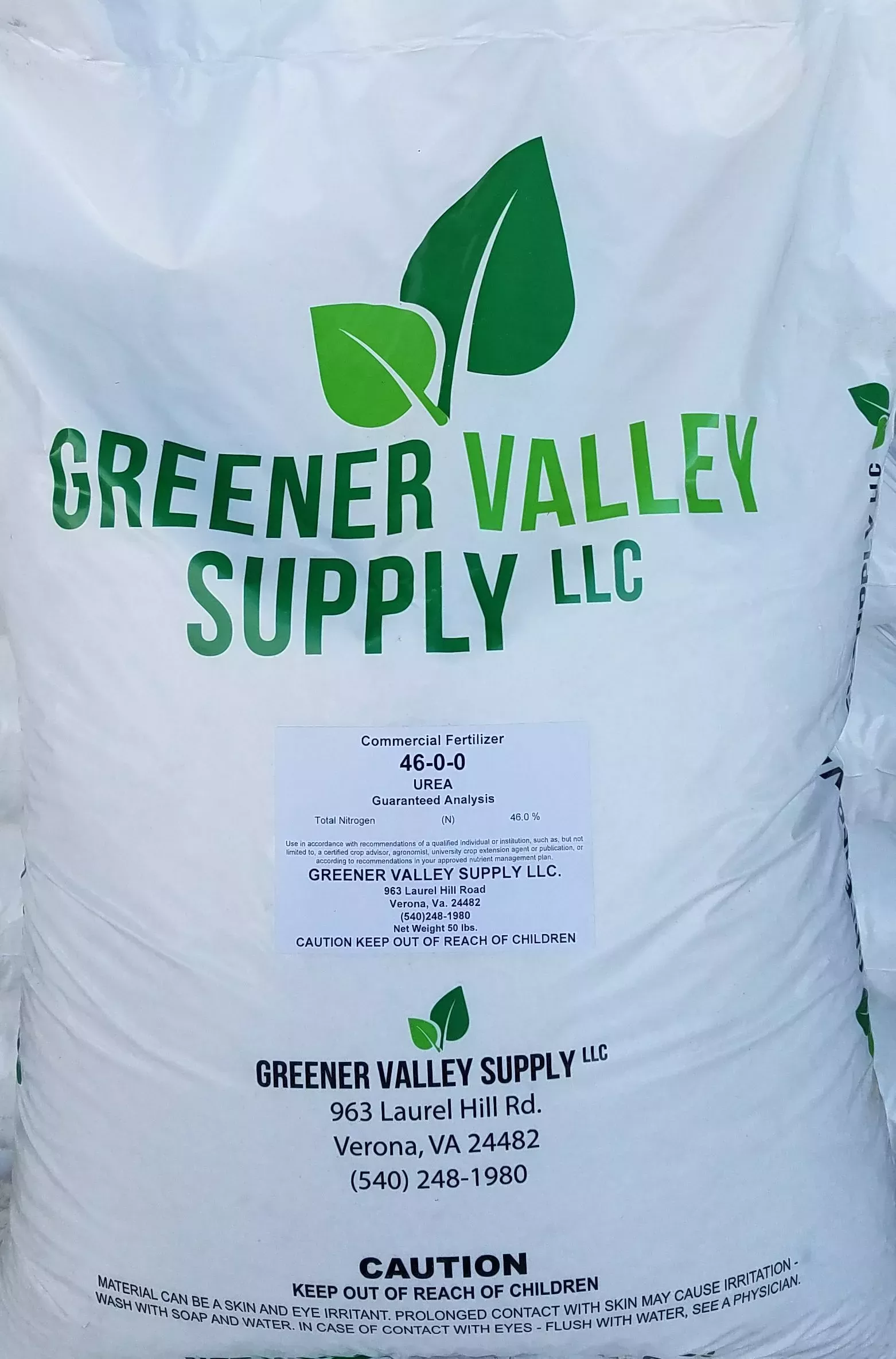 Fertilizer, 46-0-0, 50 lbs.