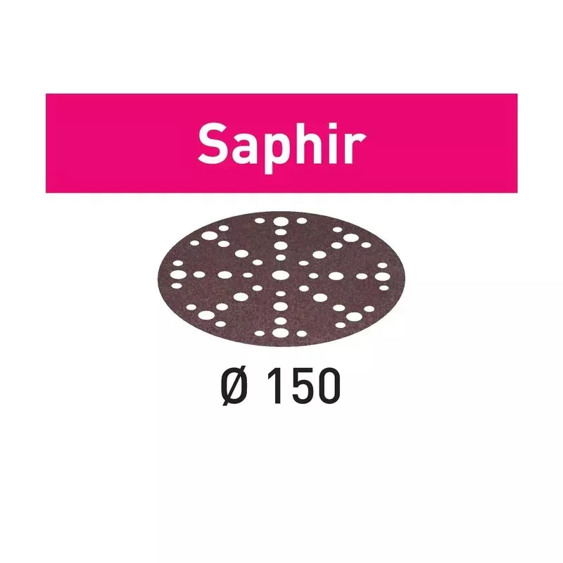 FESTOOL Abrasive Sheet Saphir STF D150/48 (25 PACK) P24