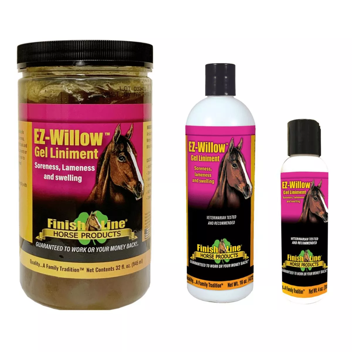 Finish Line EZ-Willow Gel Liniment – Pint
