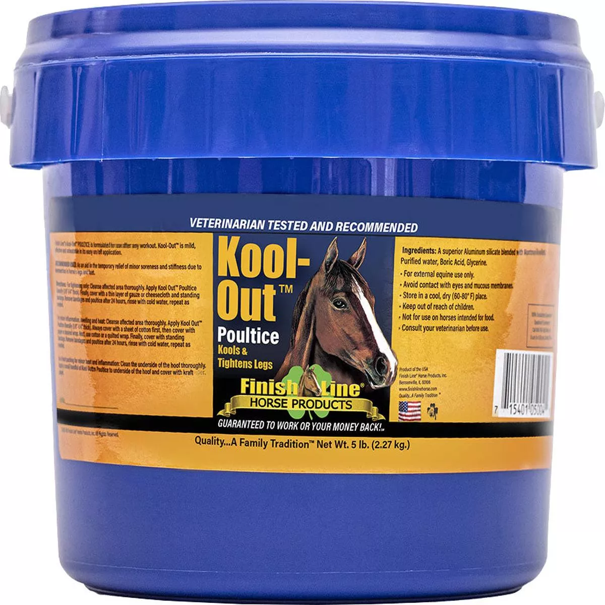 Finish Line Kool Out Clay Poultice – 5 LB