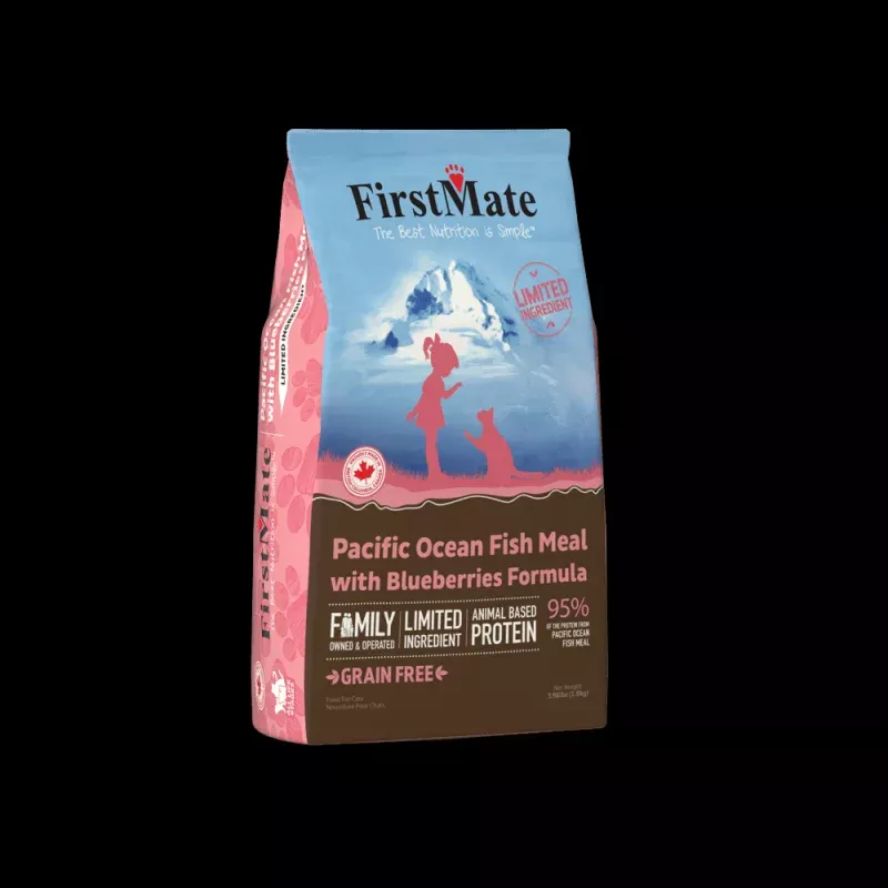 FirstMate Pacific Ocean Fish Meal With Blueberries Formula for Cats