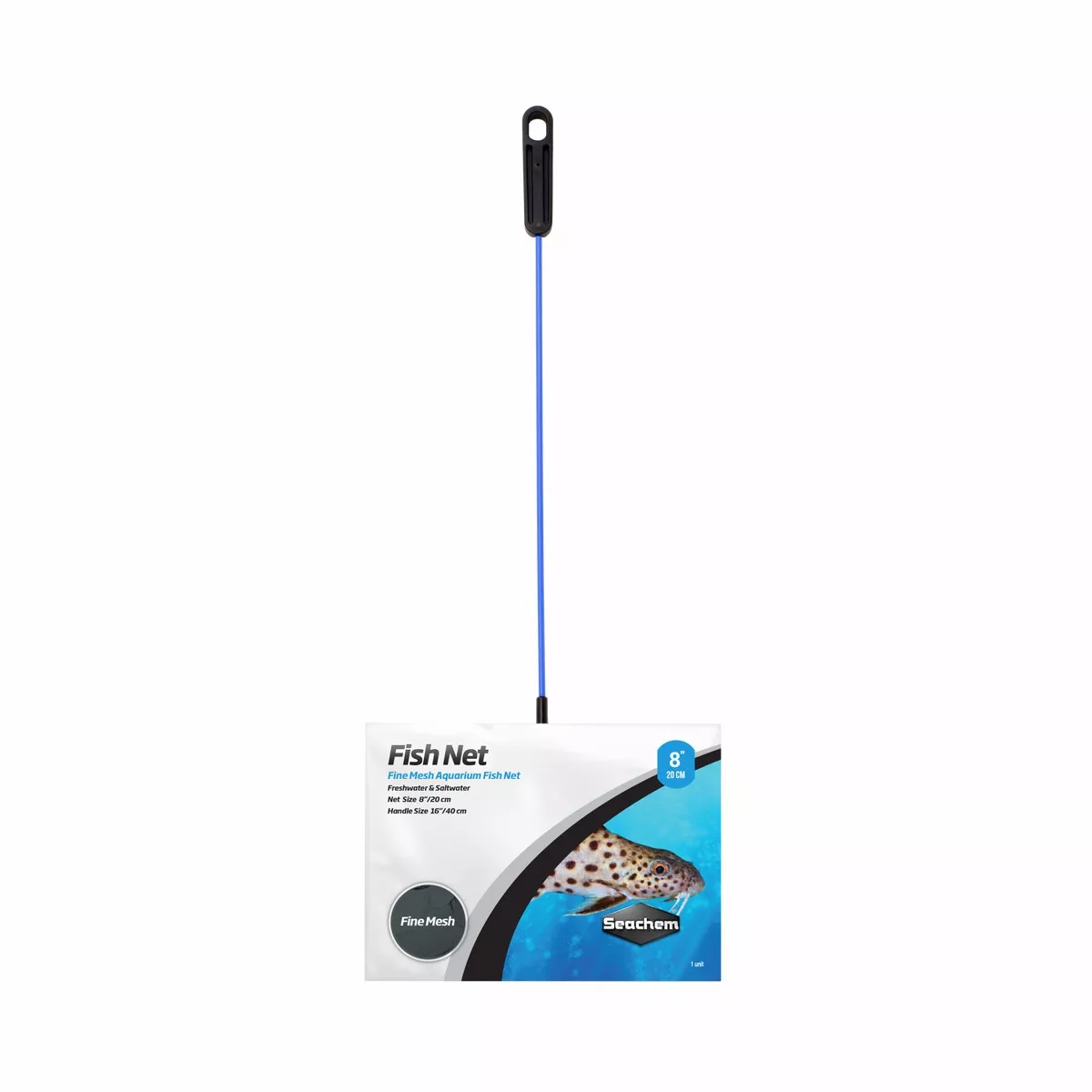 Fish Net 8" / 20 cm Fine Mesh Long Handle