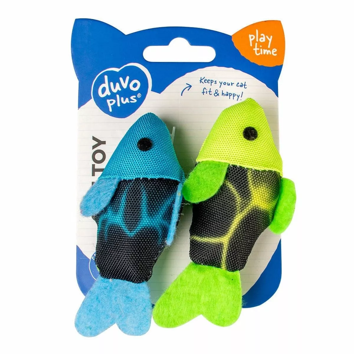 Flash fishes 2pc - 10x5x3cm blue/green