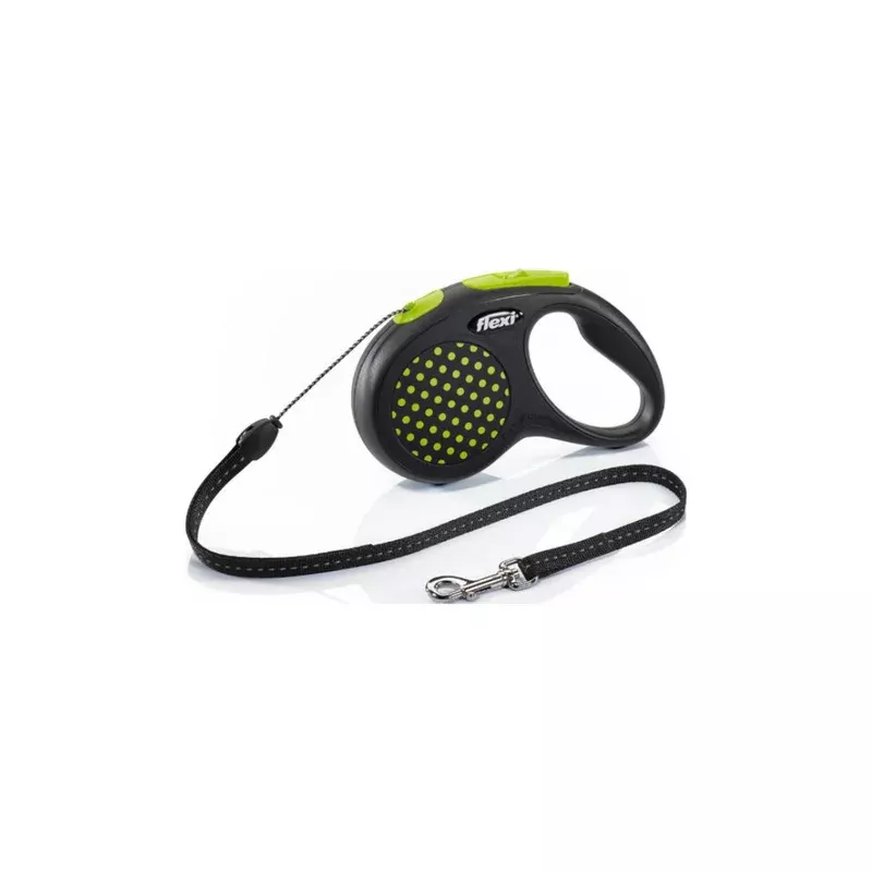 Flexi Design 5 m Cord Dog Leash – Medium, Green