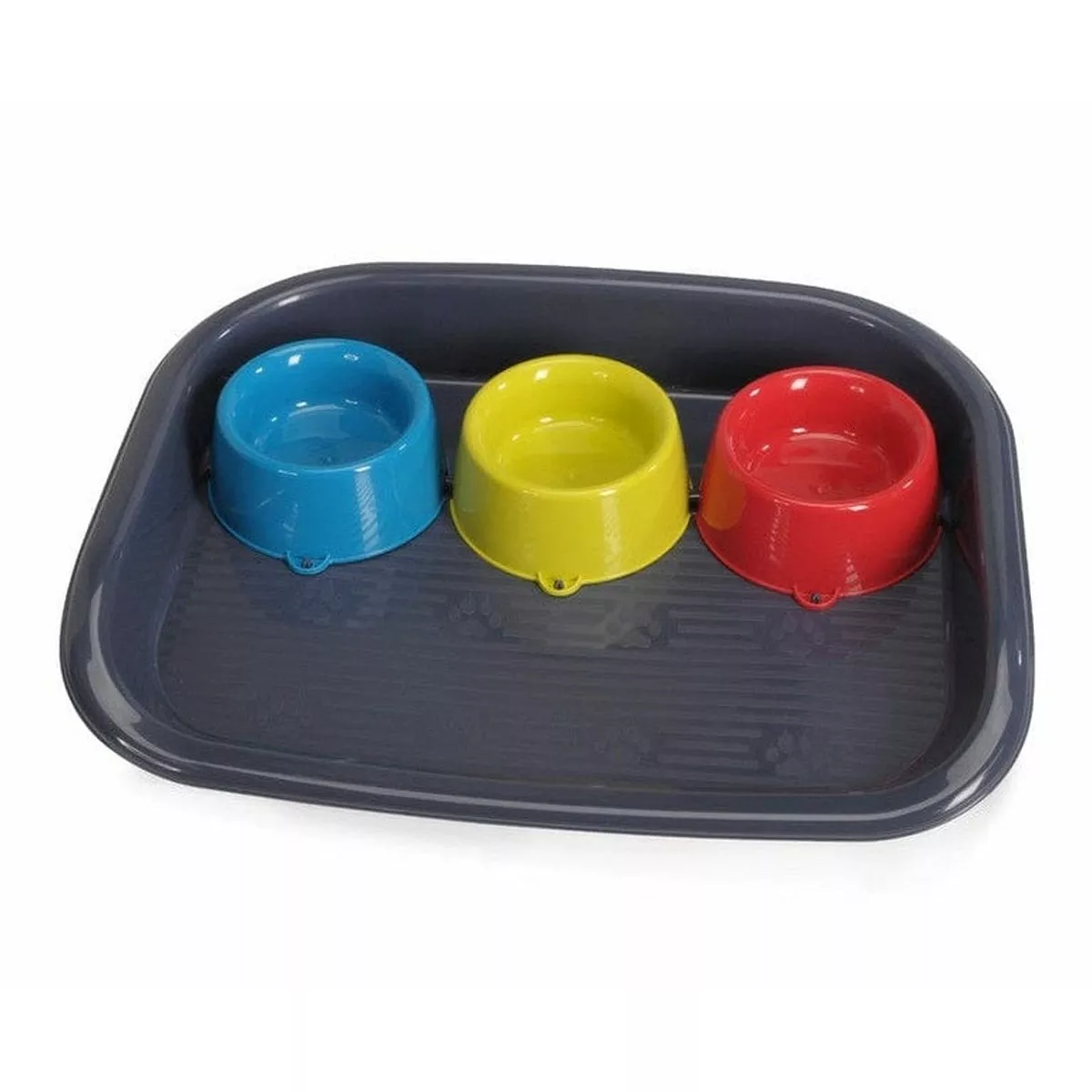 Food Tray With 3 Bowls