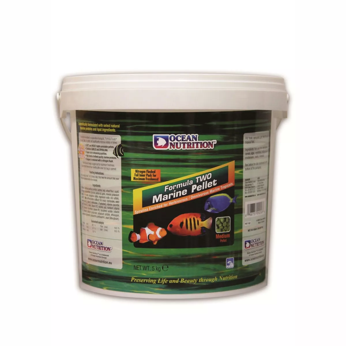 Formula 2 Marine Pellet Medium, 5 kg Bucket