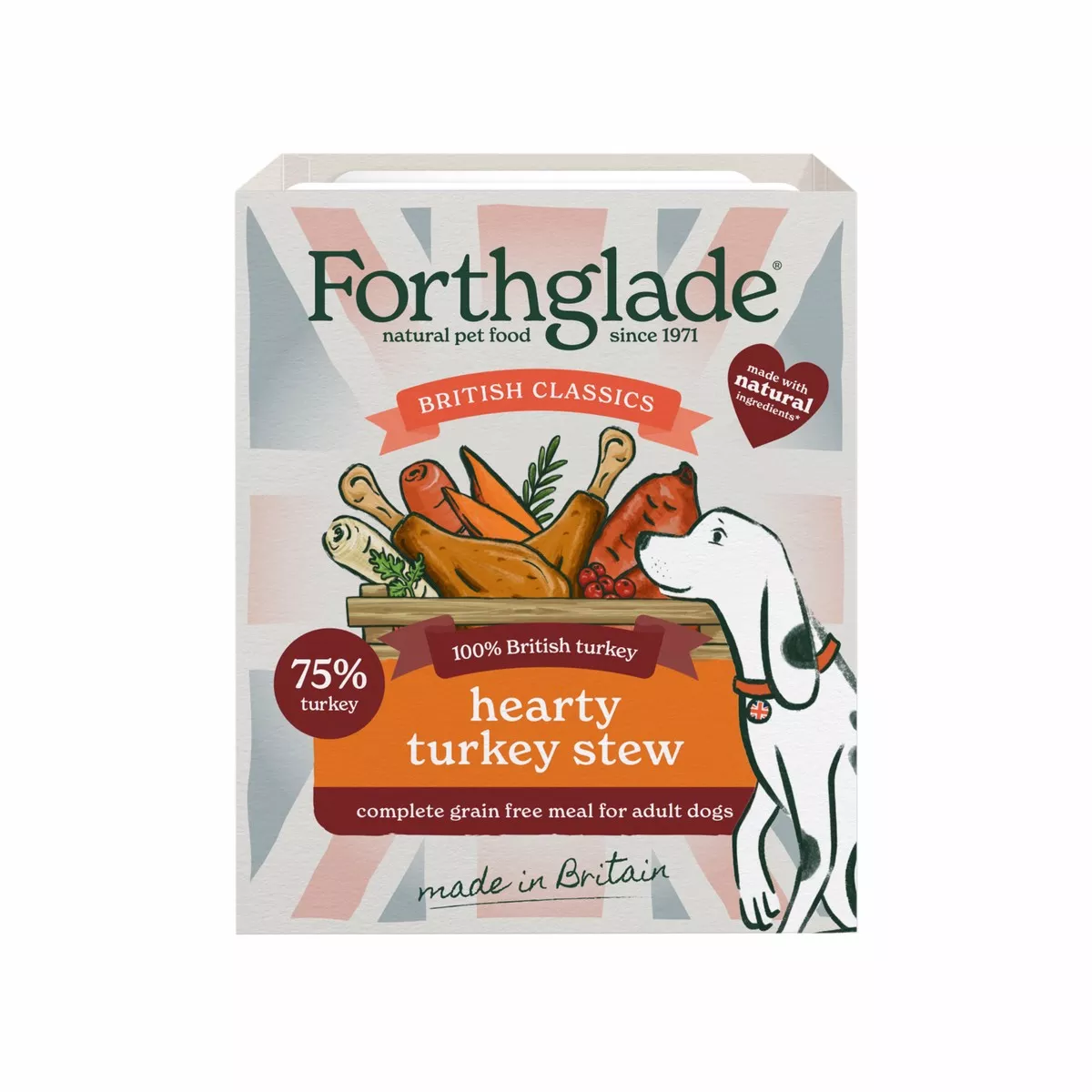 Forthglade Classics Hearty Turkey Stew 395g