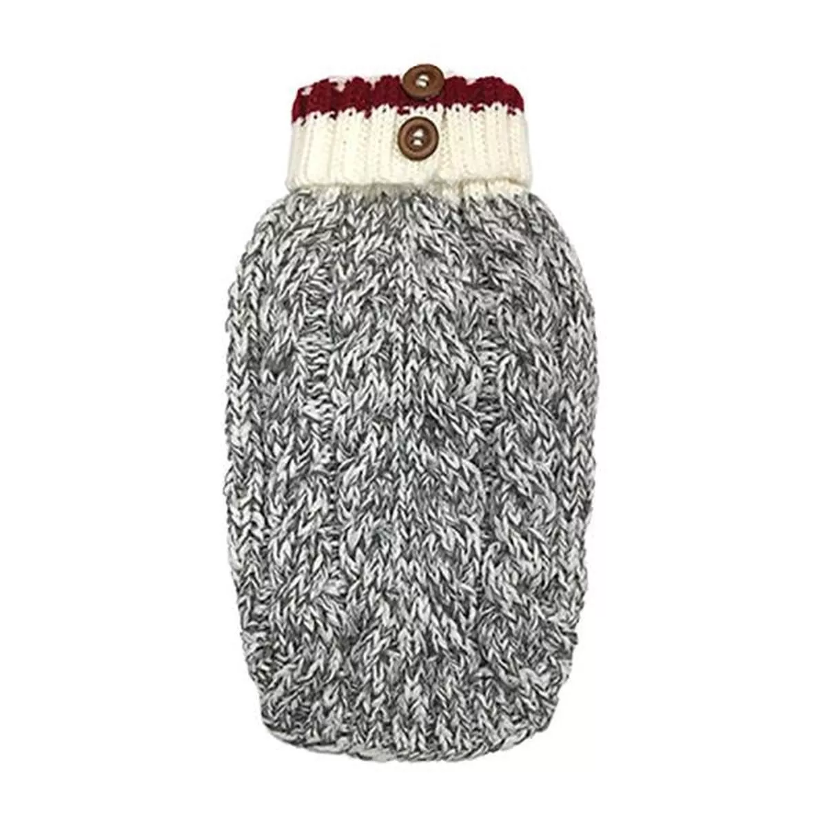 foufouBRANDS Heritage Cable Dog Sweater