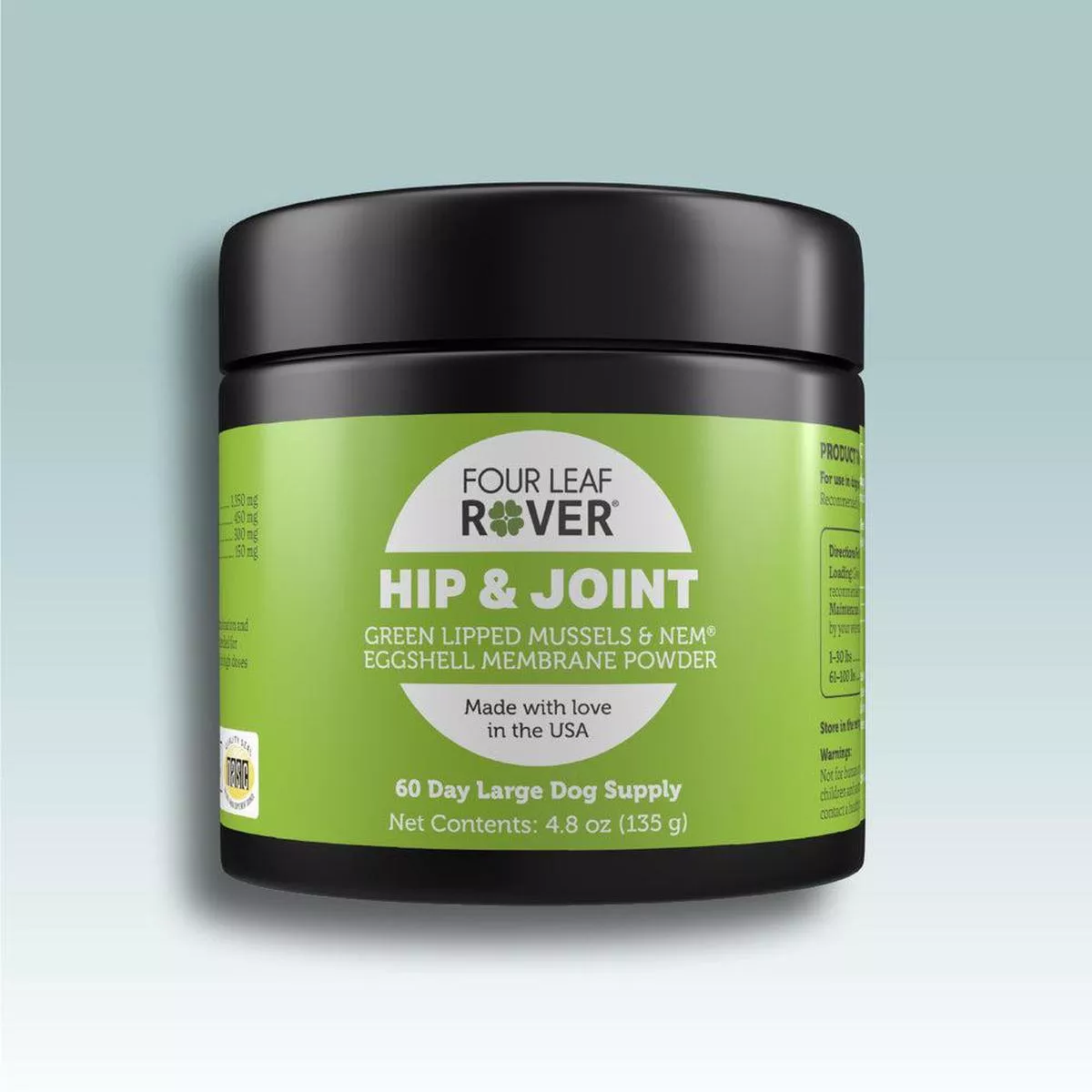 Four Leaf Rover Hip & Joint Natural Joint Support Dog Supplement