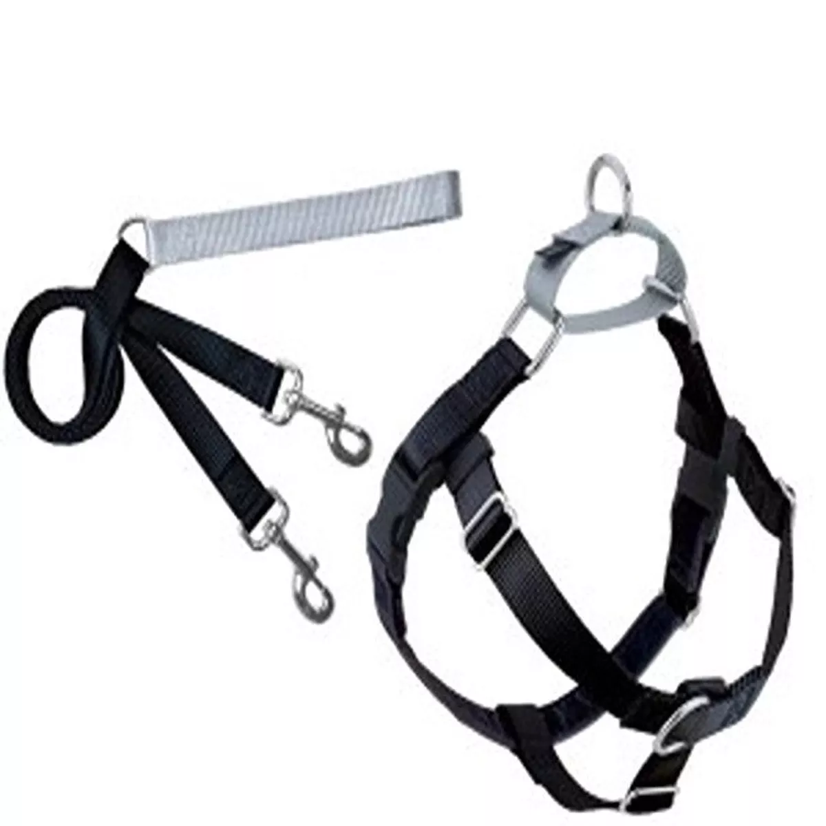 Freedom No-Pull Harness and Leash Black / Small 5 / 8"