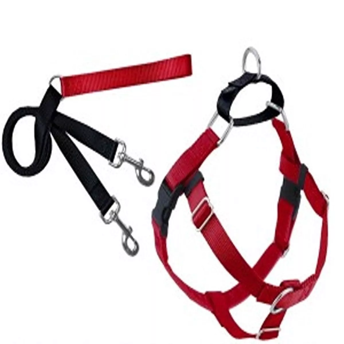 Freedom No-Pull Harness and Leash Red / Large 1"