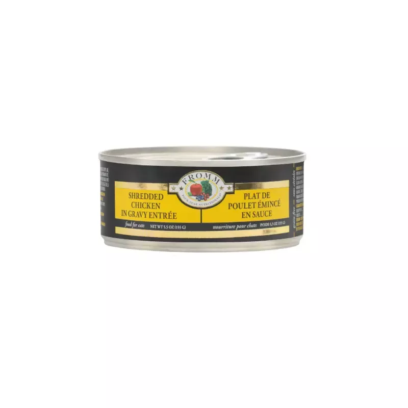 Fromm Cat Can 4 Star Shredded Chicken 5.5 oz