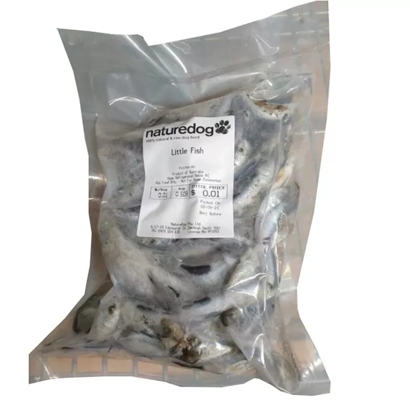 *FROZEN* Naturedog Raw Pilchards 500g