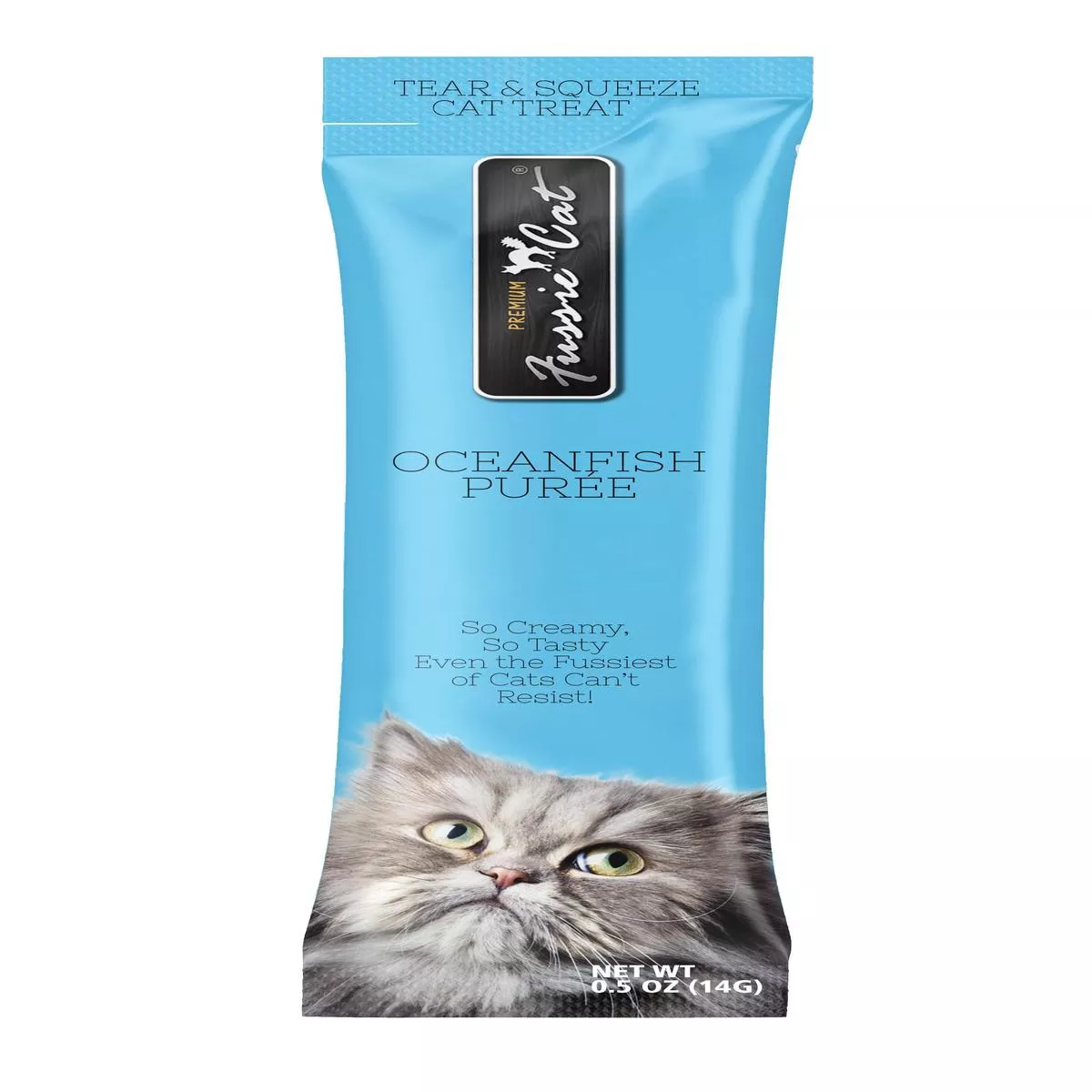 Fussie Cat Oceanfish Puree Cat Treats