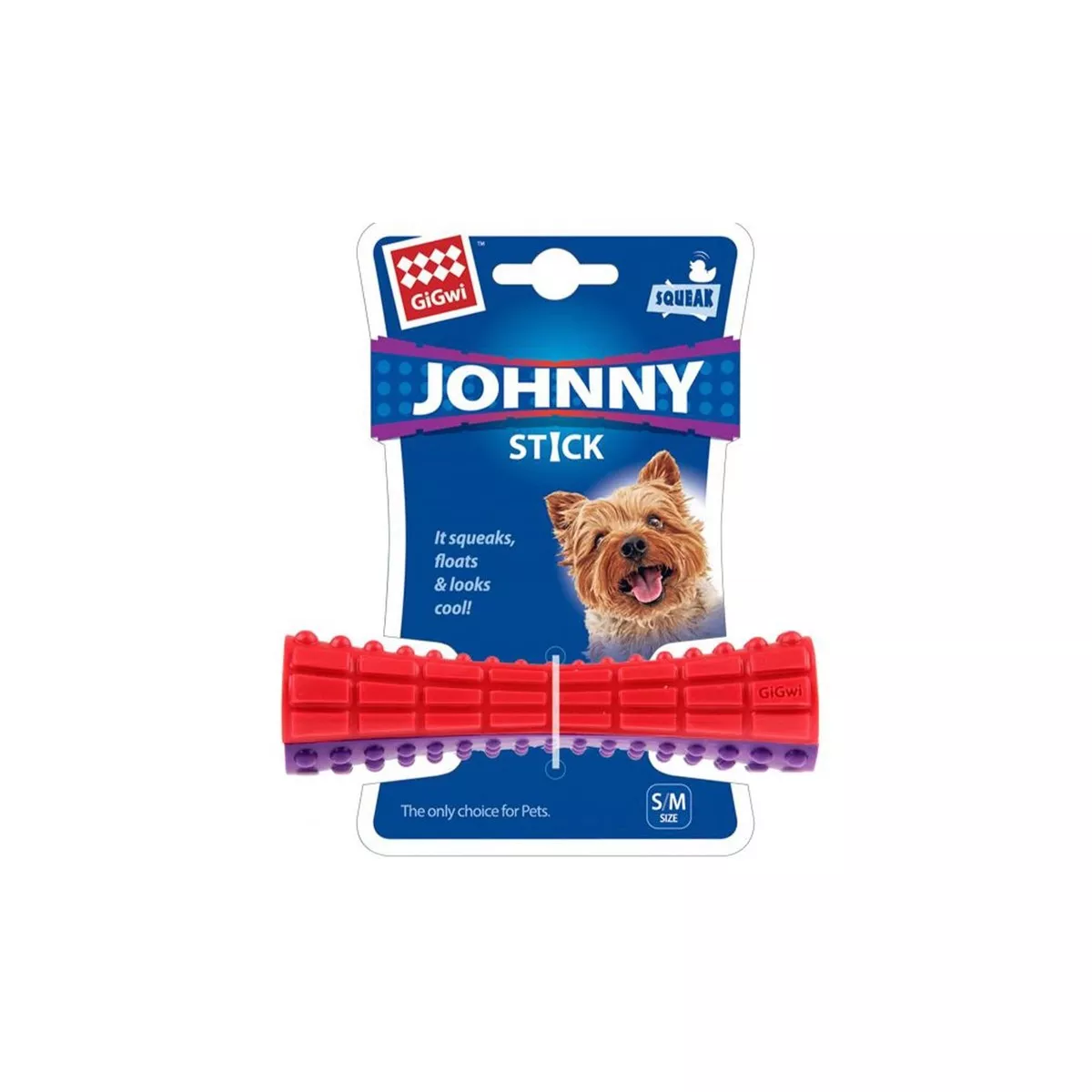 GIGWI JOHNY STICK SMALL MEDIUM