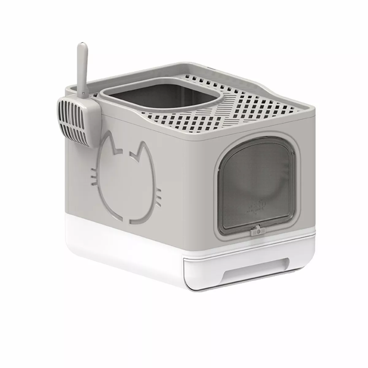 Go Fresh Foldable Cat Litter Box Sand