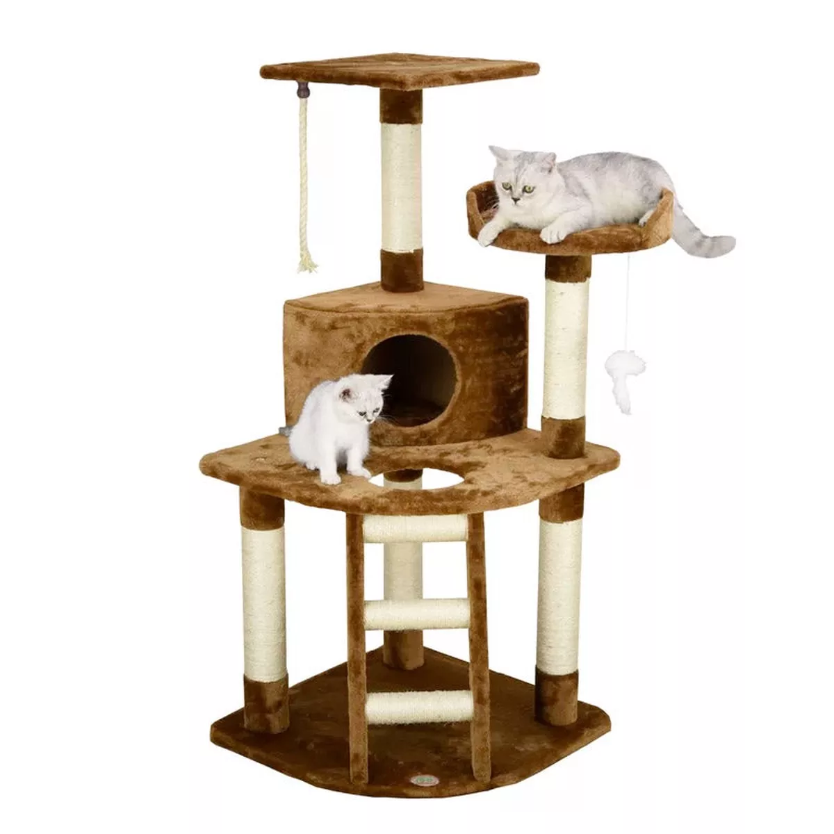 Go Pet Club 48-Inch Cat Tree Condo Scratching Posts & Perch