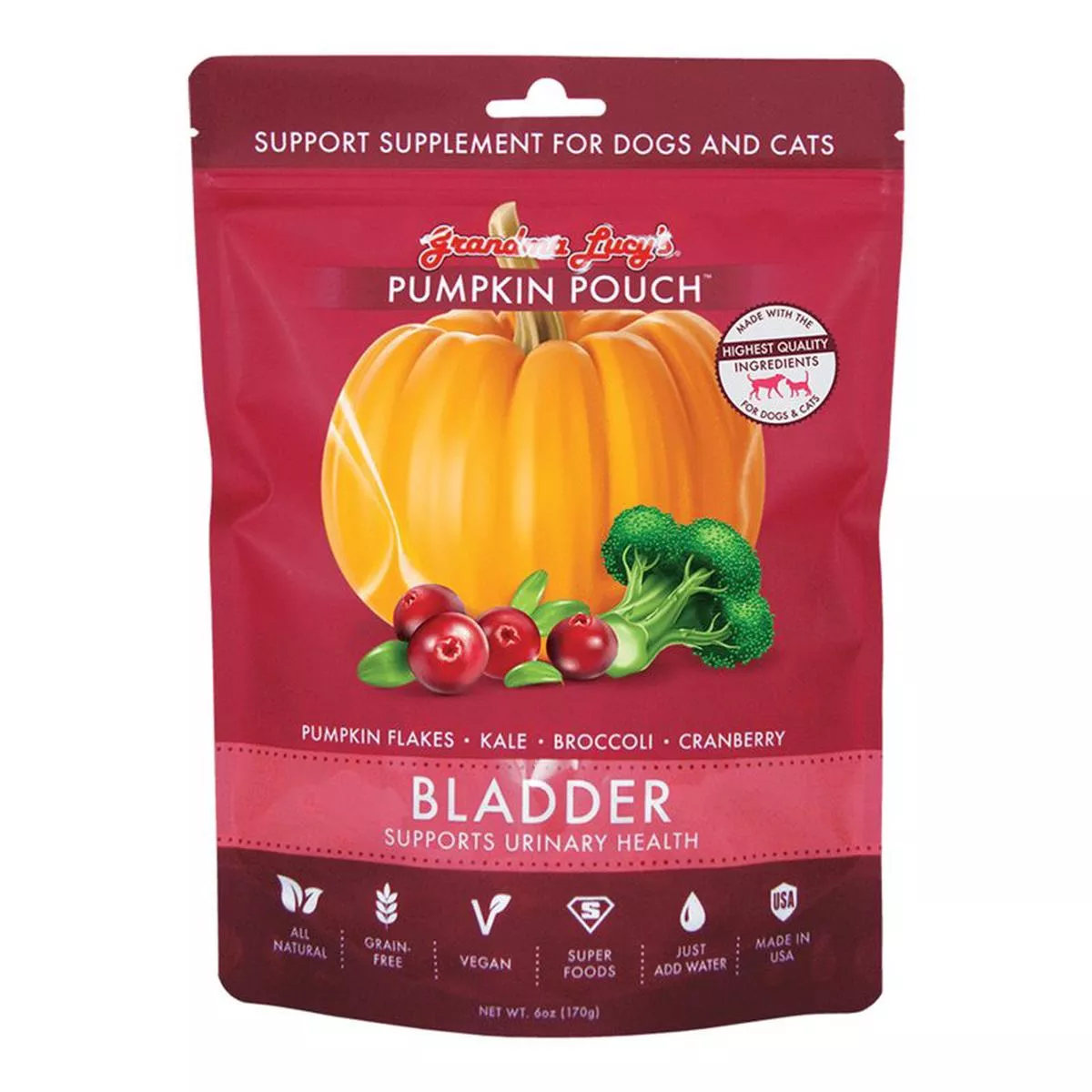 Grandma Lucy’s Pumpkin Pouch 6 oz, Bladder