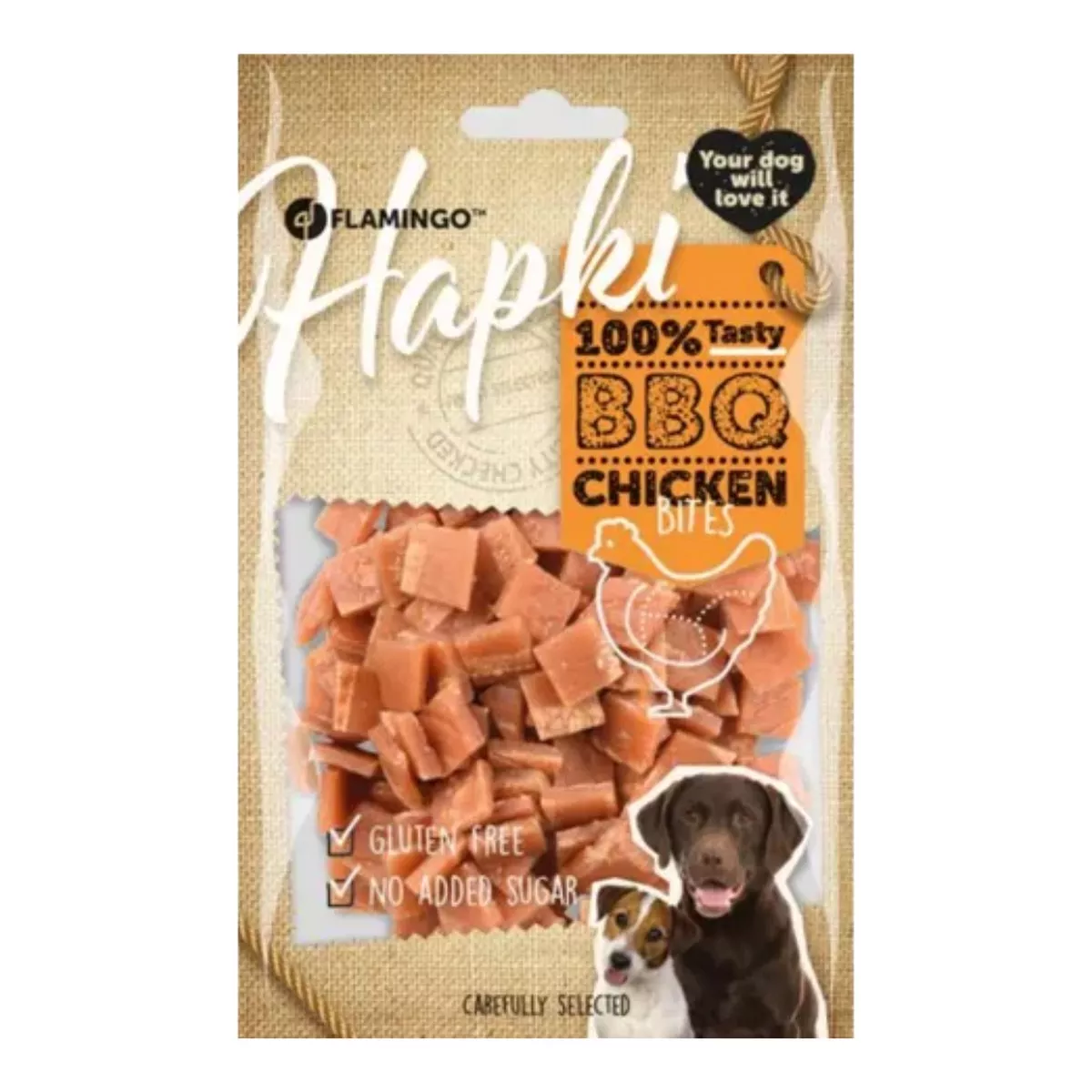 HAPKI BBQ CHICKEN CHUNKS 85G