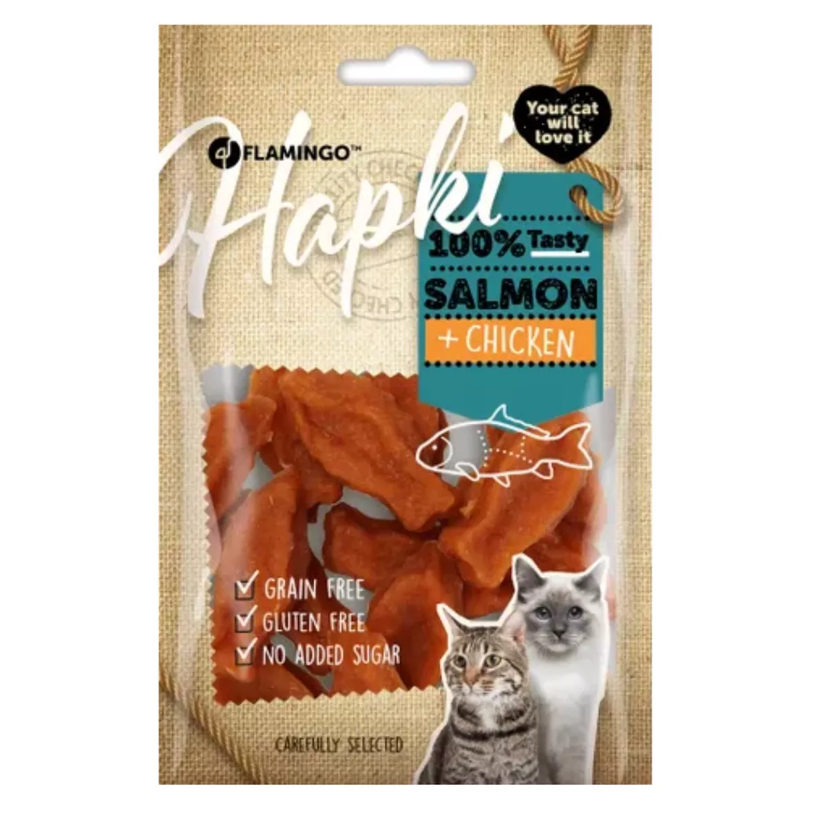 HAPKI FISH WITH SALMON & CHICKEN 50G