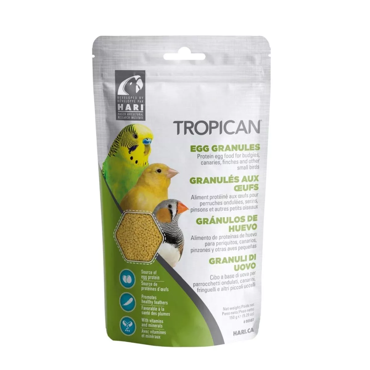 HARI Tropican Egg Granules for Small Birds