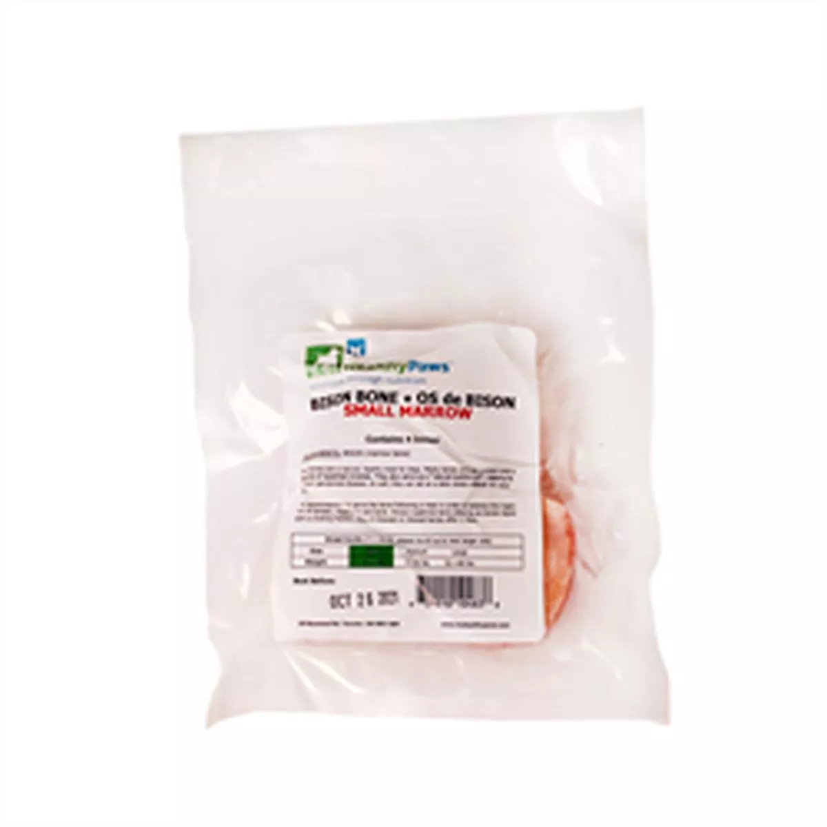 Healthy Paws Bison Marrow Bones for Small Dogs