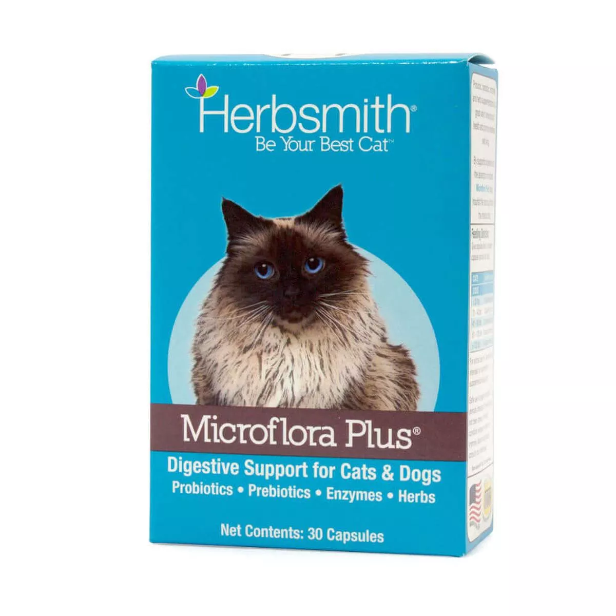 Herbsmith Microflora Plus Digestive Support Supplement for Cats
