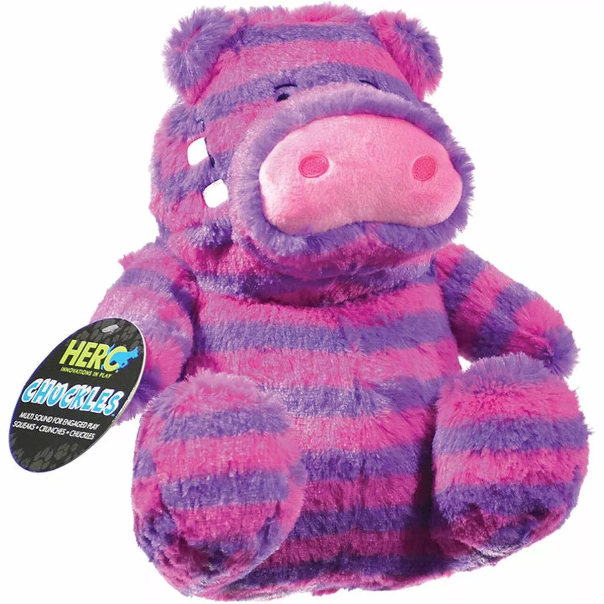 Hero Chuckles Hippo Dog Toy