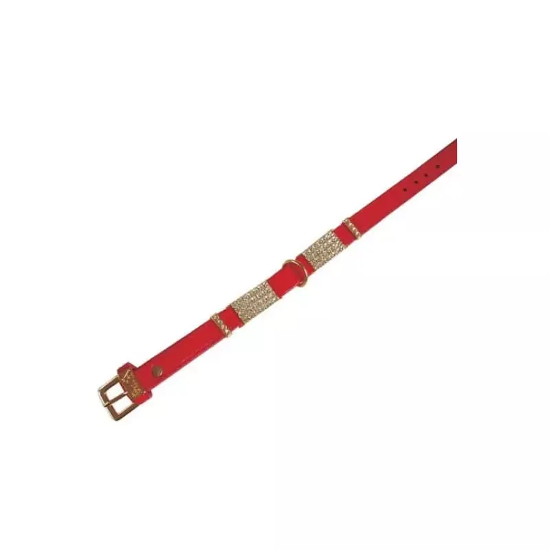 Hi-craft Starlight Collar Gold Red 47cm