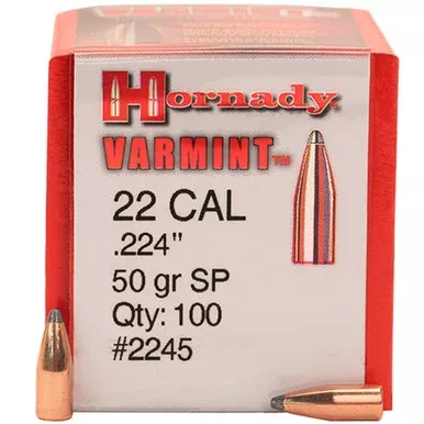 Hornady 22Cal .224 50Gr SP