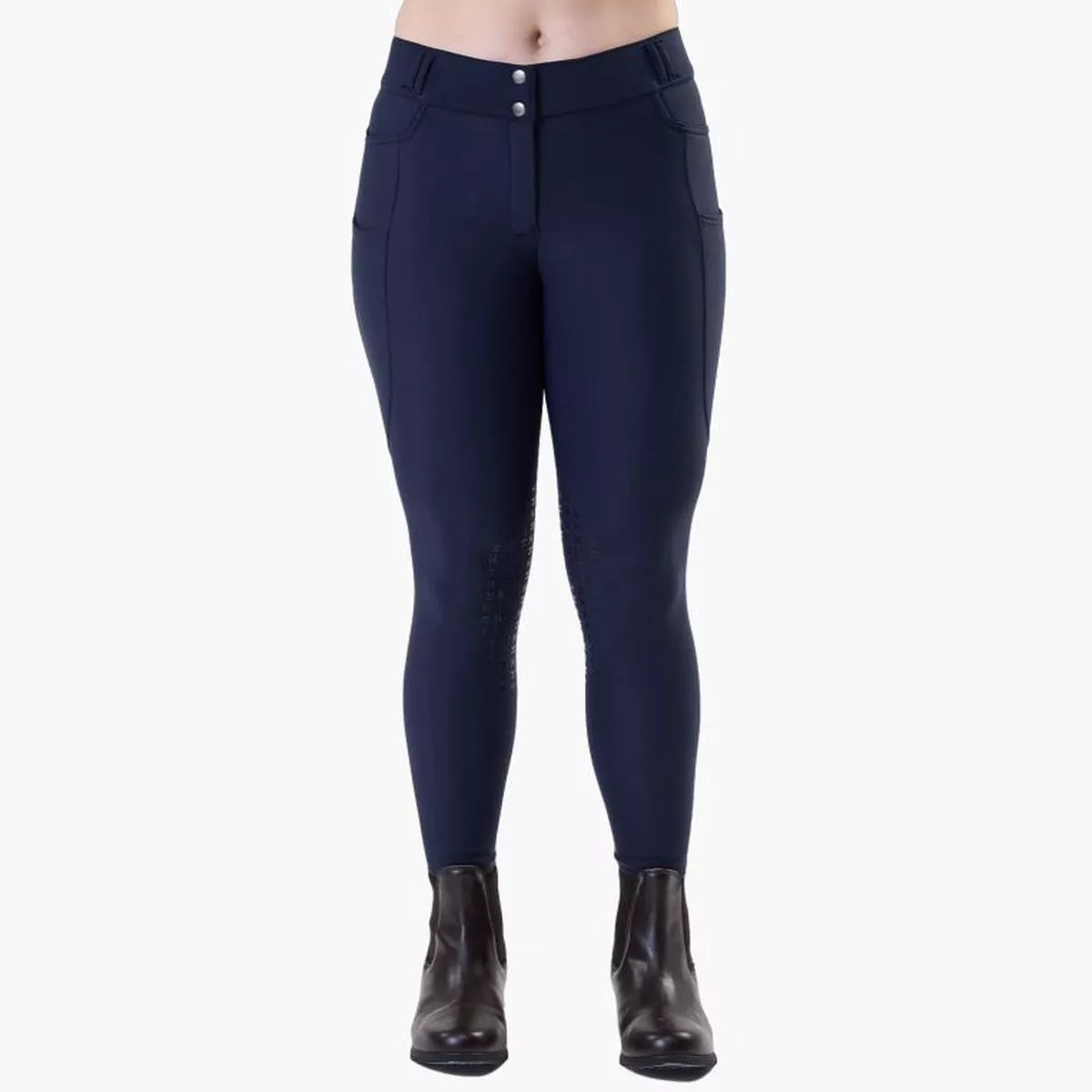 Horseware Flexfit Winter Breeches – Knee Grip – Core Navy | 28″