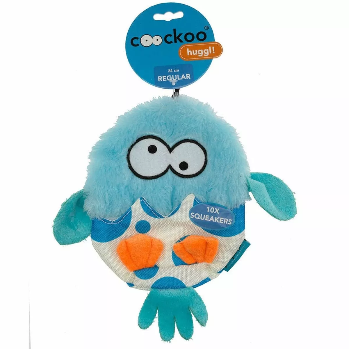 Huggl Squeakers 24x18cm blue