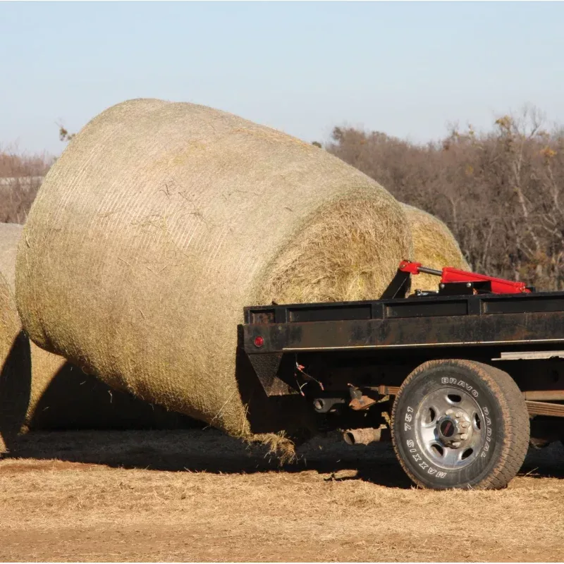 Hydraulic Double Spear Hay Bale Spike (GooseNeck)