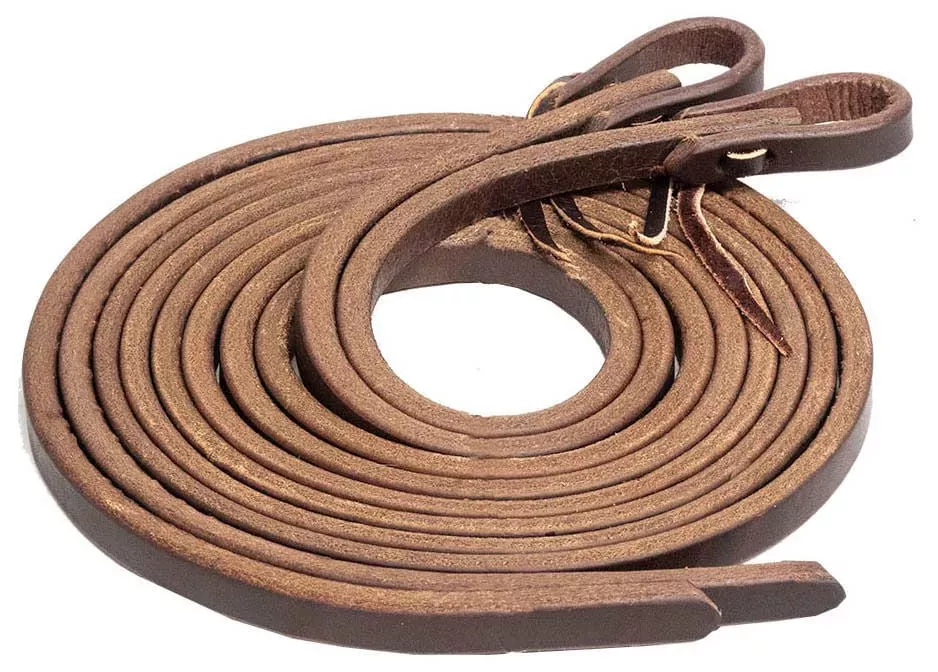 Jeffers Poplar Head Premium Oiled Harness Leather Split Reins