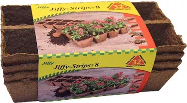 Jiffy 8 Cell Strips – 4 Pack