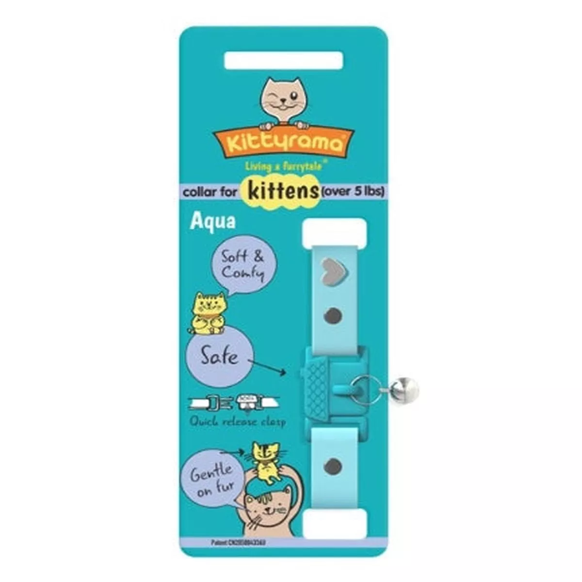 Kittyrama Aqua Kitten Collar