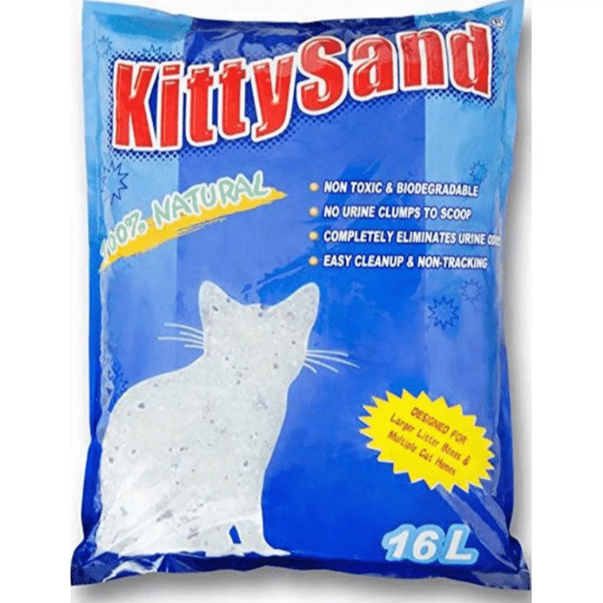 KittySand Crystal Cat Litter 16L