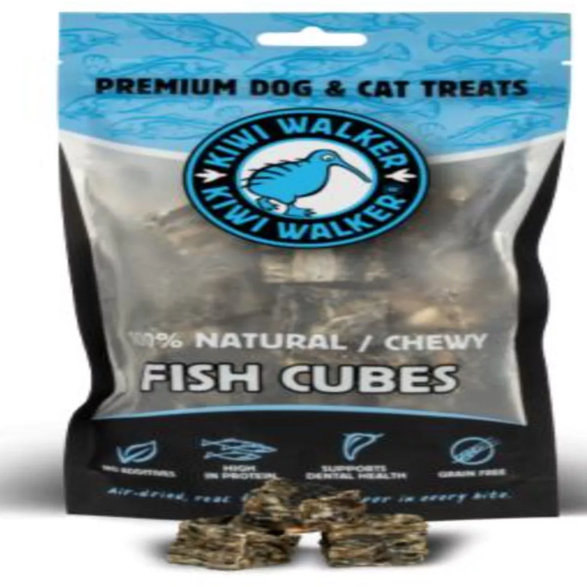 Kiwi Walker Air 100% Dried Fish Cubes 100gr