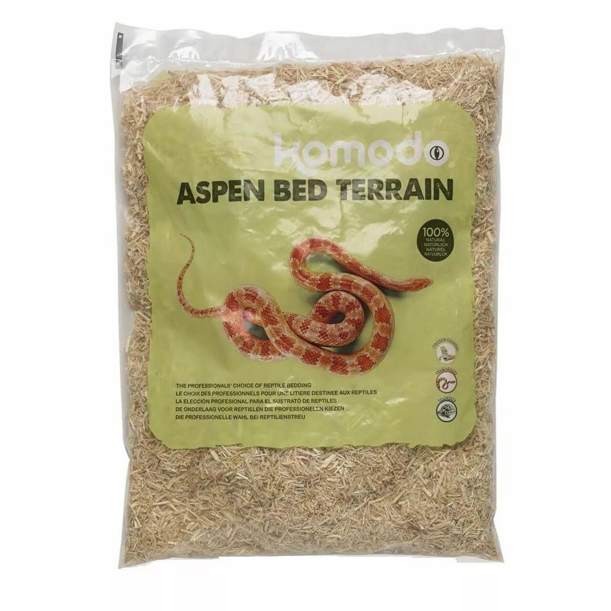 Komodo Terrain Aspen Bedding for Reptiles