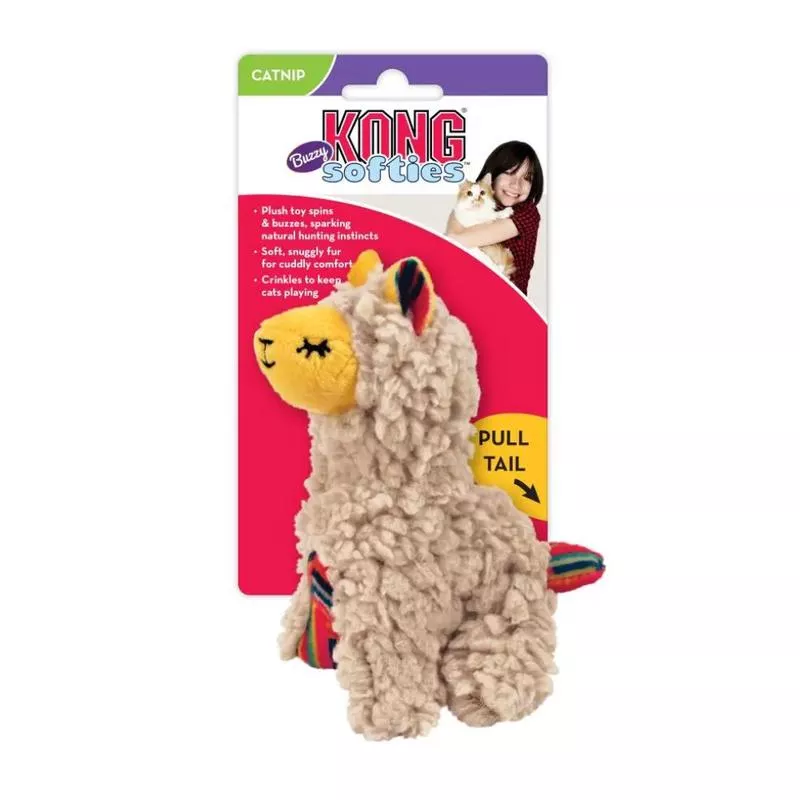 Kong Cat Softies Buzzy Llama (CSF53)