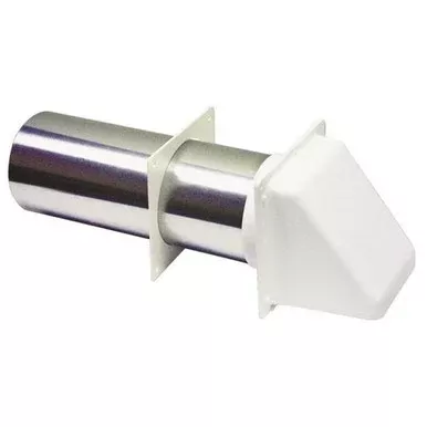 Lambro Dryer Vent Hood Plastic White