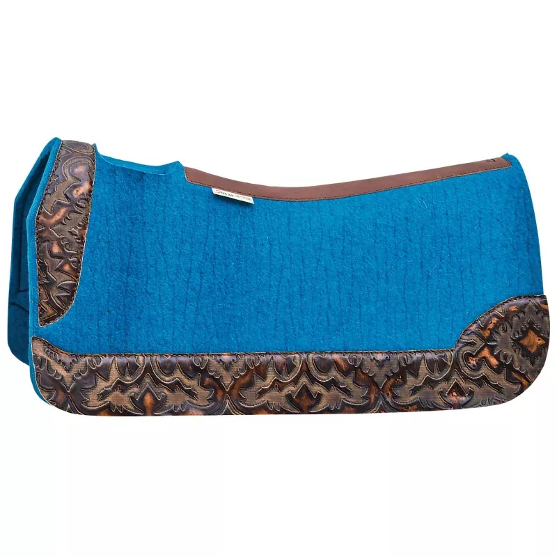 "Laredo" 5 Star Western Saddle Pad Turquoise