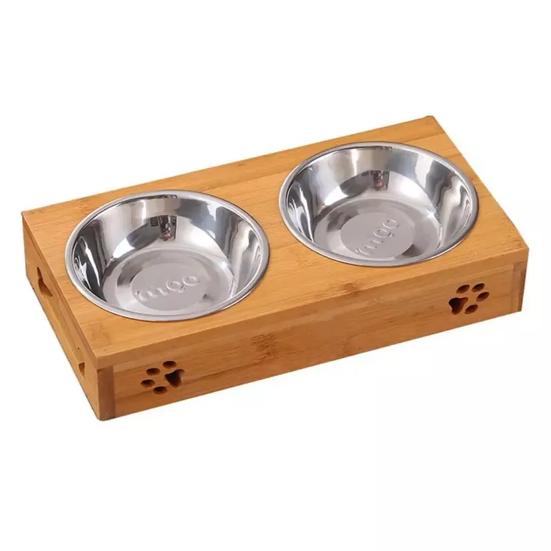 Large Stainless Steel Classic Bamboo Bowl L