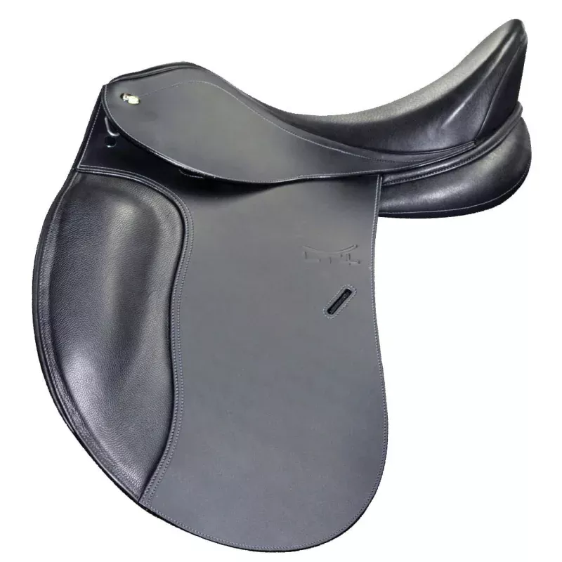 Letek Plus Dressage Saddle, Black Black