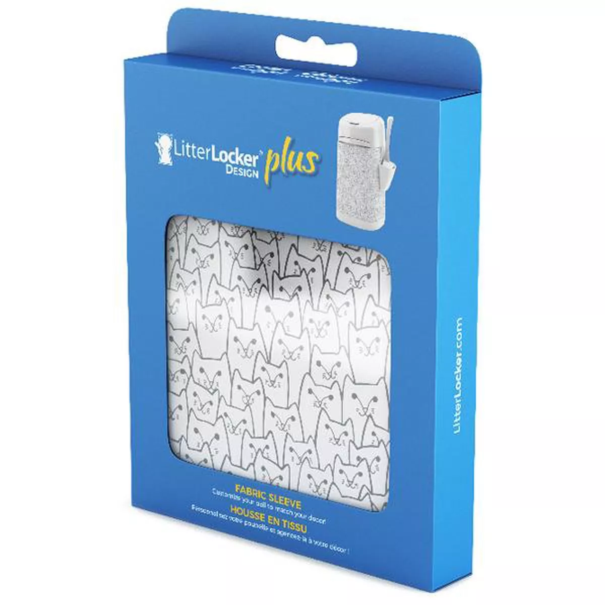 LitterLocker Design Plus Fabric Sleeve, Cats