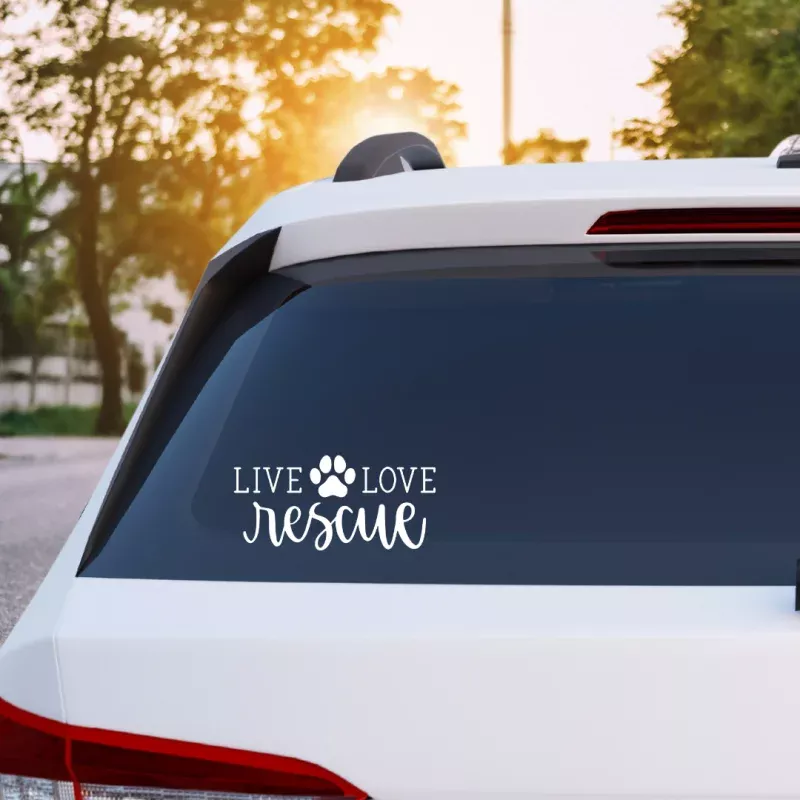 Live Love Rescue Decal