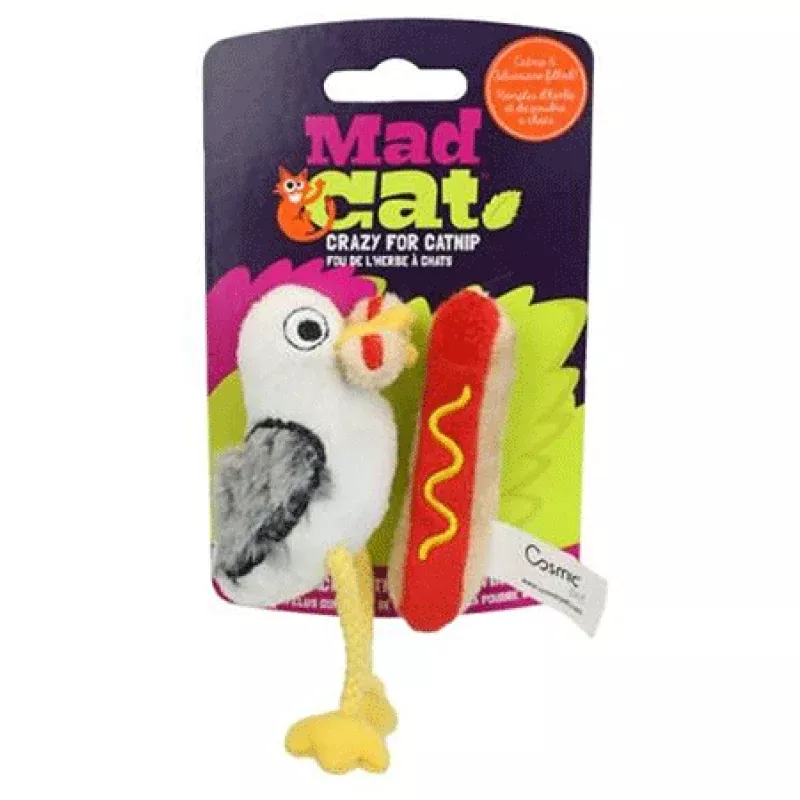 Mad Cat Hotdog Thief Catnip & Silvervine