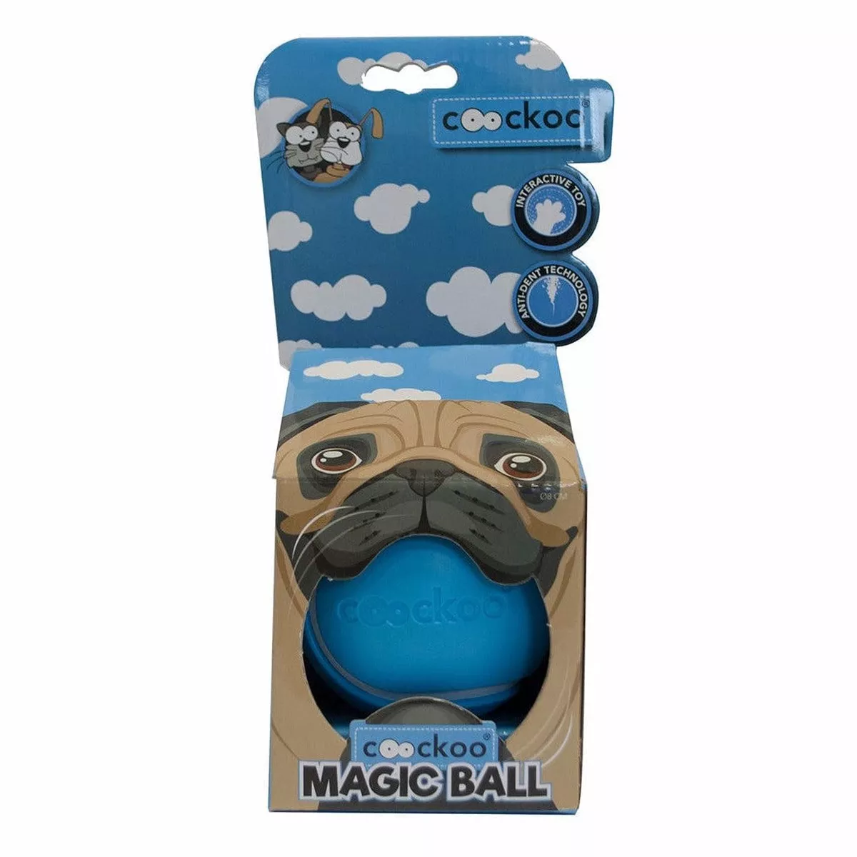 Magic Ball 8,6cm blue